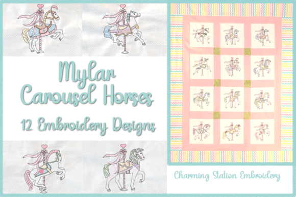 Mylar Carousel Horses: Sparkle Without the Stress