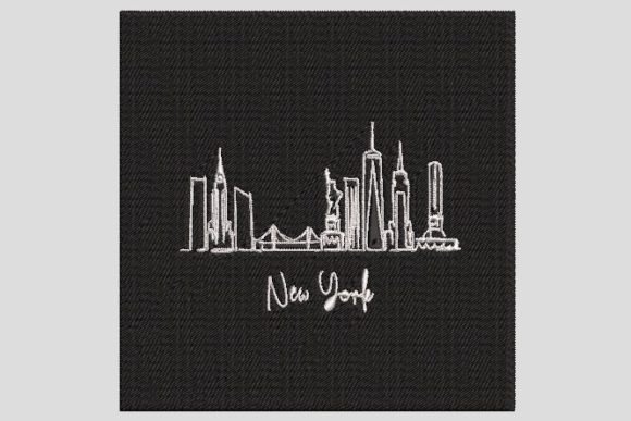 New York Embroidery Design