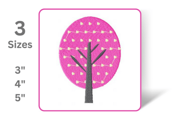 Pink Tree: A Seasonal Embroidery Design Review